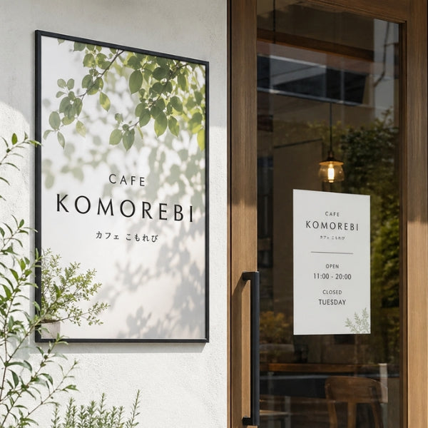 飲食店の入口サイン